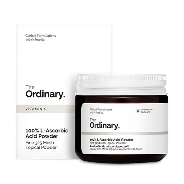 

100% порошок L-аскорбиновой кислоты 100% L-Ascorbic Acid Powder The Ordinary