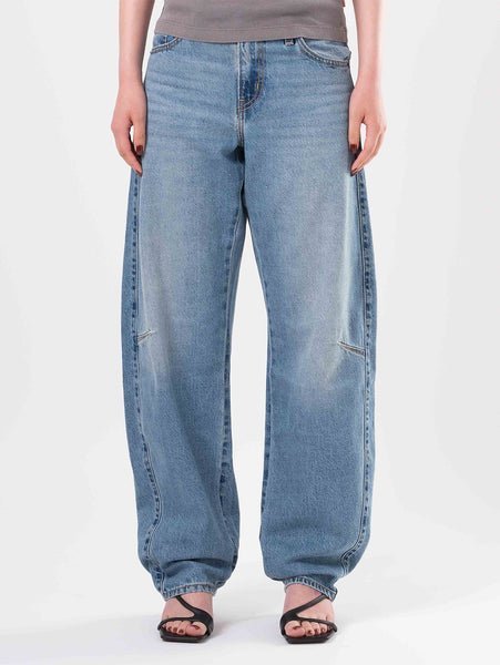 Джинсы-бочонки BAGGY DAD Levi's, Medium Indigo - Worn In — фото 4