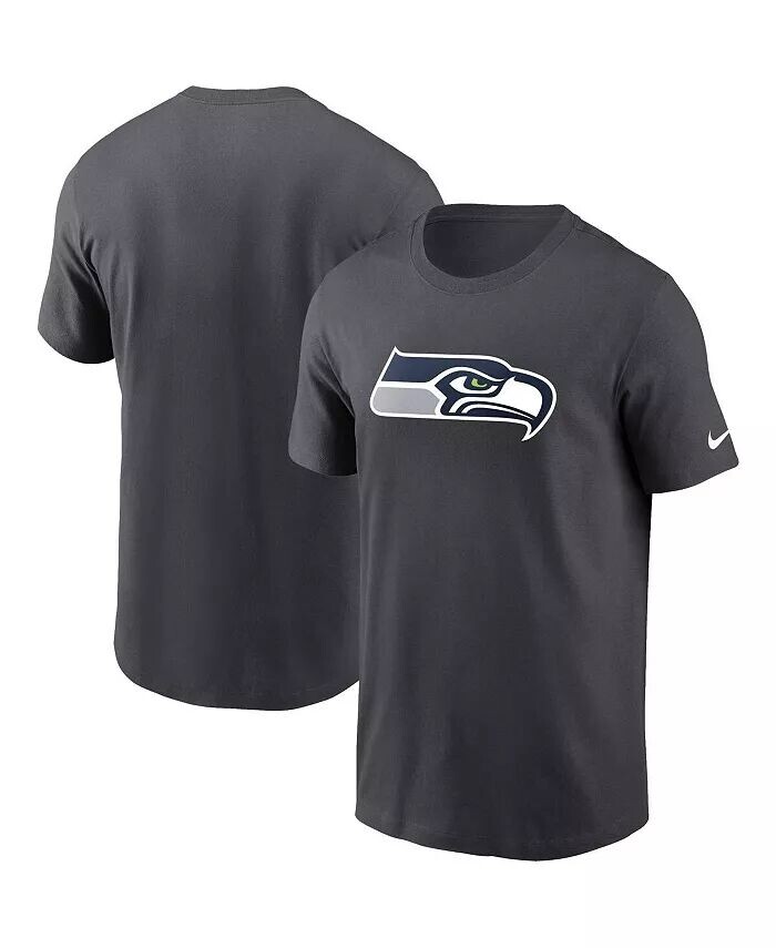 

Мужская футболка цвета антрацит с логотипом Seattle Seahawks Essential Nike