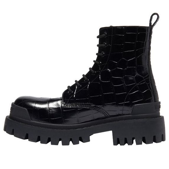 Ботинки (WMNS) Balenciaga Strike Martin Boots Black 600970WA9D01000, черный