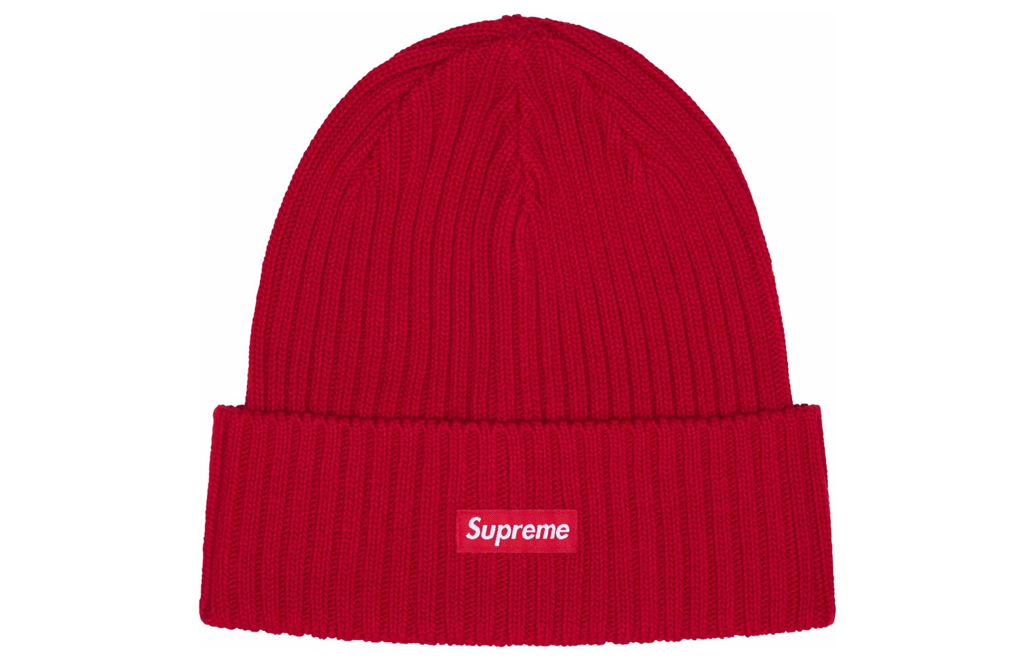 

Шапка Supreme с логотипом, красный / белый