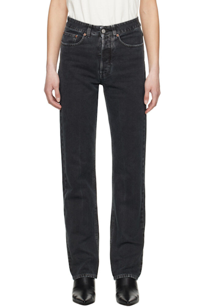 

Черные джинсы с 5 карманами MM6 Maison Margiela