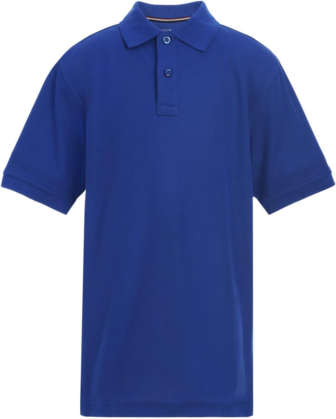 

Рубашка-поло Tommy Hilfiger Co-Ed с коротким рукавом из дышащего пике, школьная форма, Royal