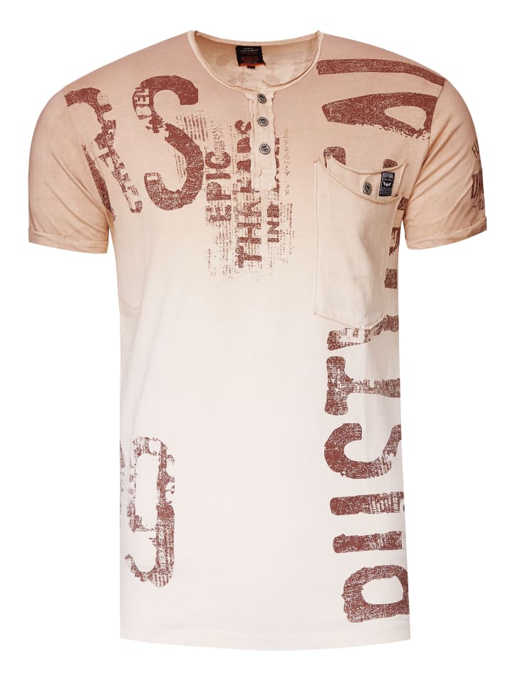 

Выцветшая футболка с градиентом и принтами бежевого цвета Rusty Neal, Бежевый, Выцветшая футболка с градиентом и принтами бежевого цвета Rusty Neal