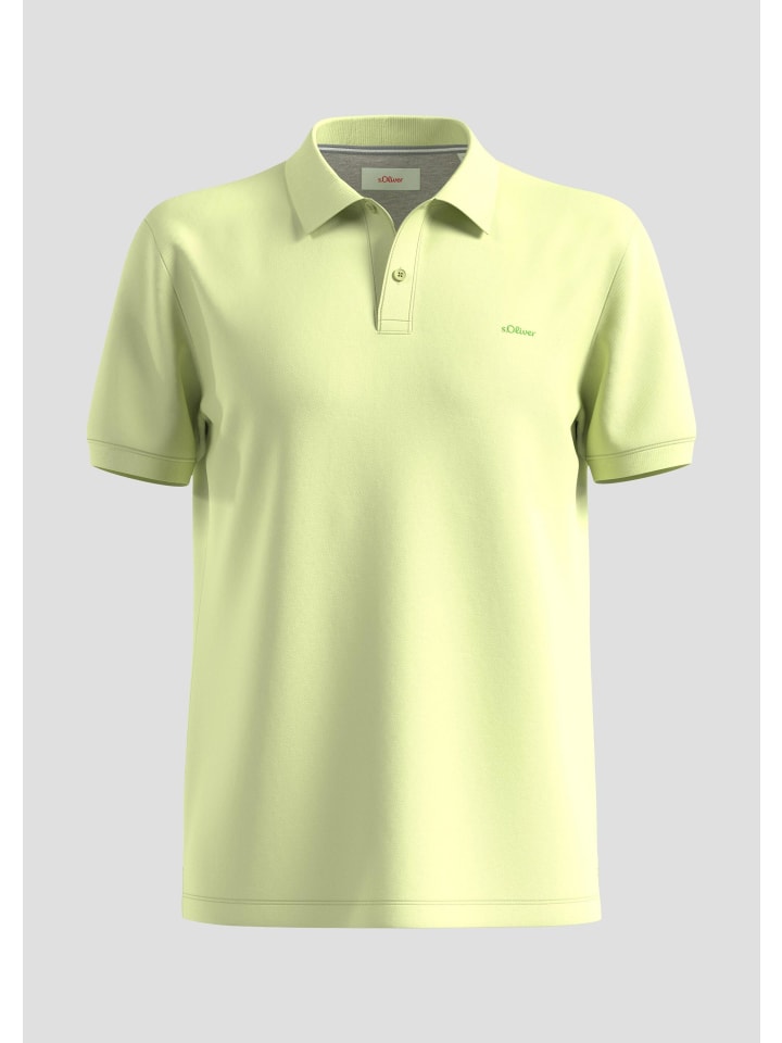 

s.Oliver Рубашка поло 7010_лаймово-зеленого цвета