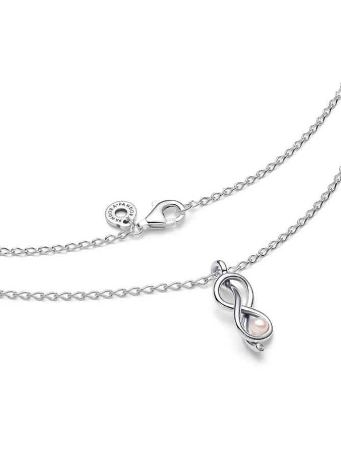 

Ожерелье Pandora Infinity Knot Collier Necklace, стерлинговое серебро