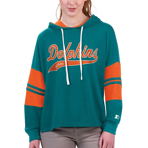 

Женская толстовка с длинным рукавом aqua miami dolphins bump and run Starter, Синий, Женская толстовка с длинным рукавом aqua miami dolphins bump and run Starter