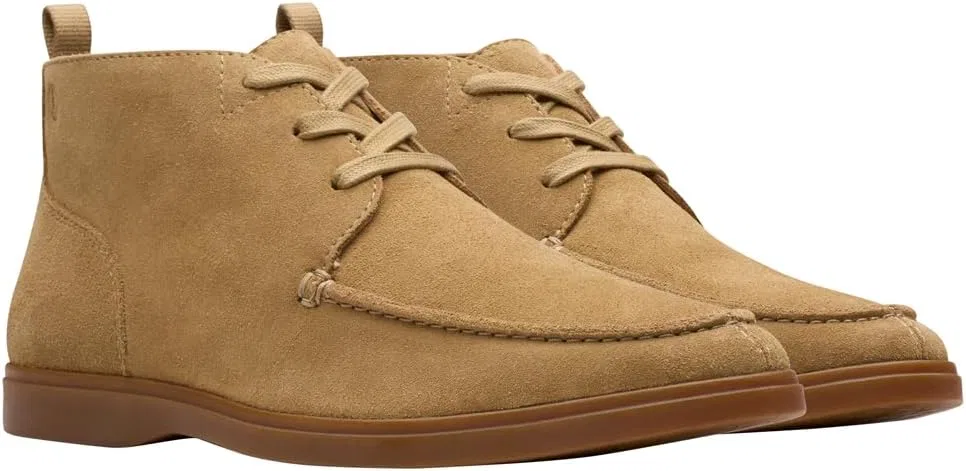 Мужские туфли Clarks Torford Mid Derby на шнуровке, Dark Sand Suede — фото 4