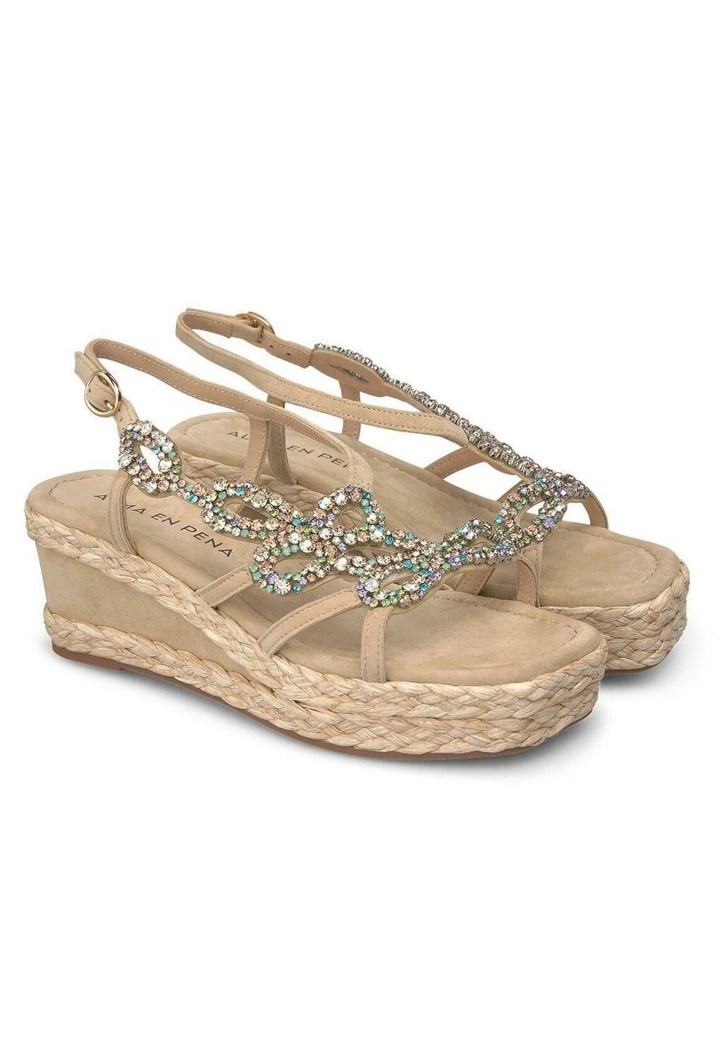 

Эспадрильи MEDIA CON DETALLES Alma en Pena, песочный