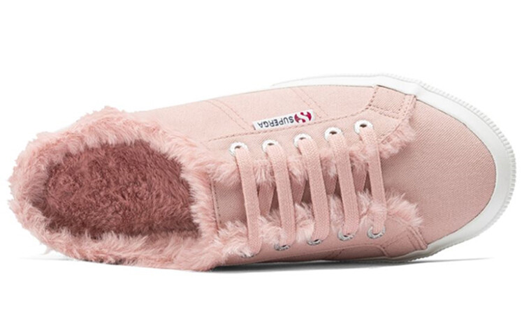 Женская повседневная обувь женская розовая Superga — фото 4