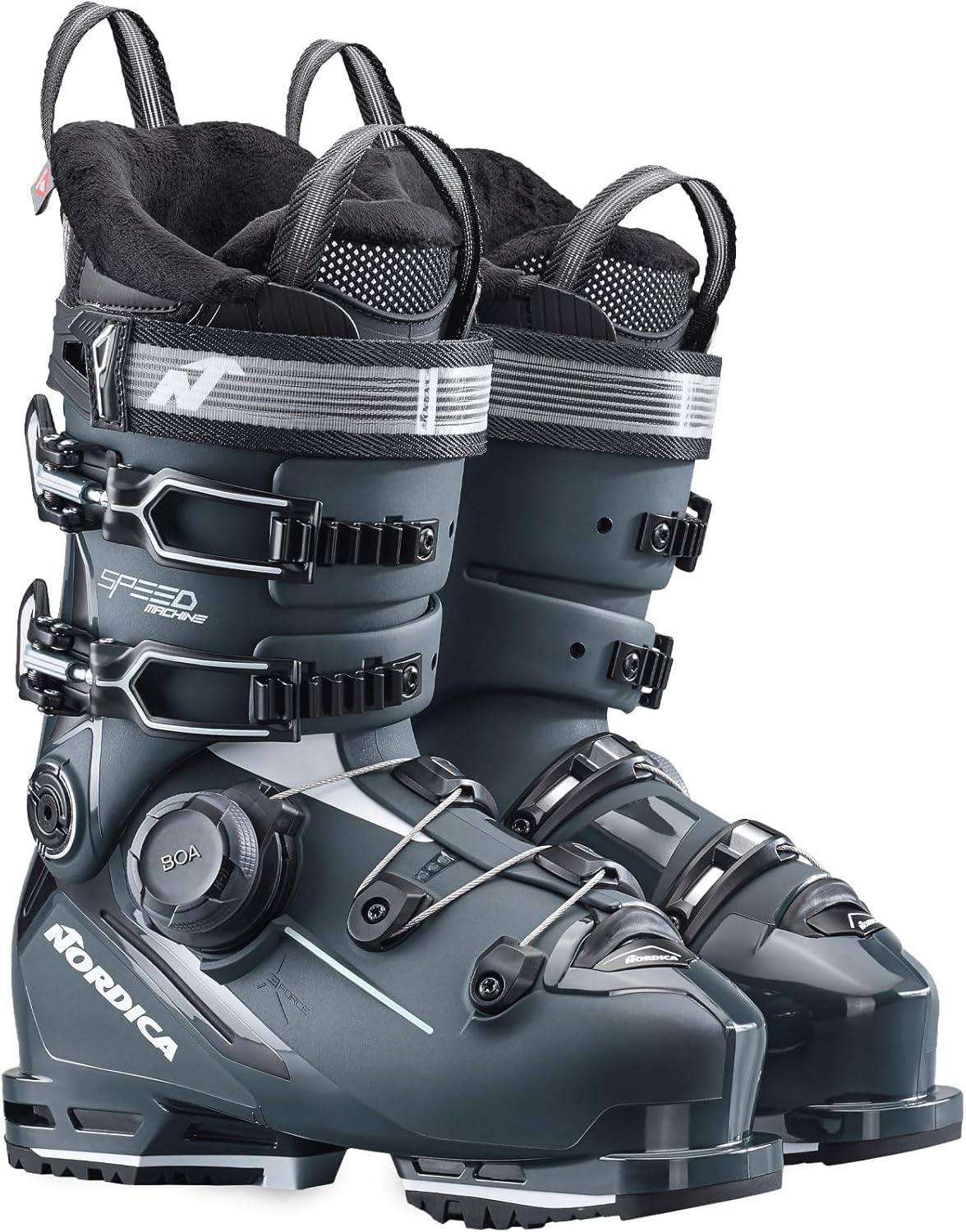 

Женские высокопроизводительные горнолыжные ботинки Nordica Speedmachine 3 BOA 105 W средней посадки, Green / Black / Aquamarine, Черный, Женские высокопроизводительные горнолыжные ботинки Nordica Speedmachine 3 BOA 105 W средней посадки, Green / Black / A