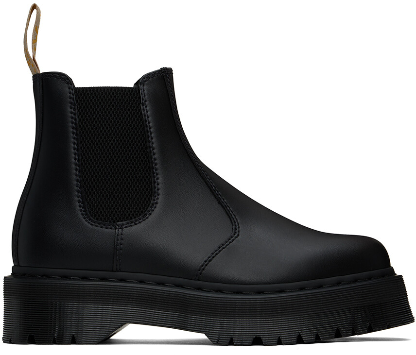 

Черные ботинки челси Vegan 2976 Felix Platform Dr. Martens