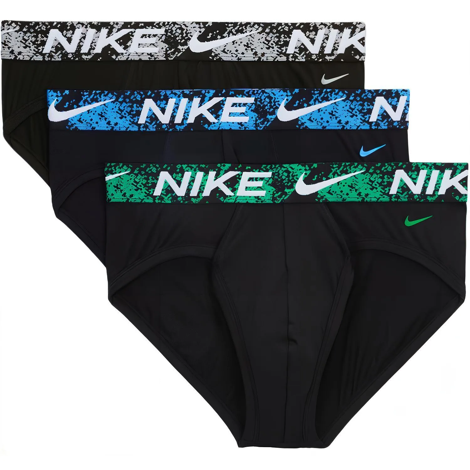 Мужские трусы Nike, 015 Black/Stadium Green/University Blue/White