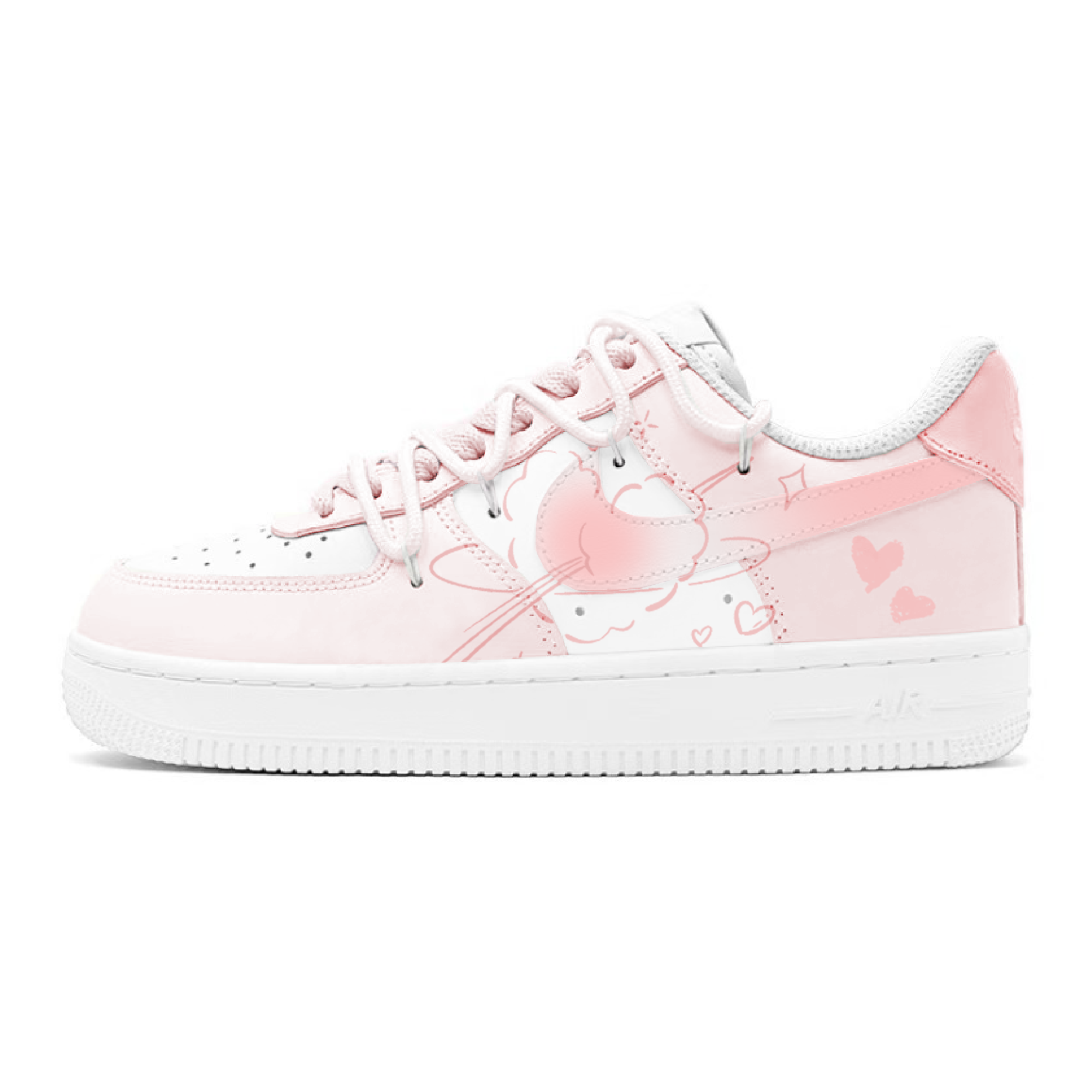 

Кроссовки Air Force 1 LE с низким верхом, амортизирующие, противоскользящие, износостойкие, для детей и подростков Nike, белый