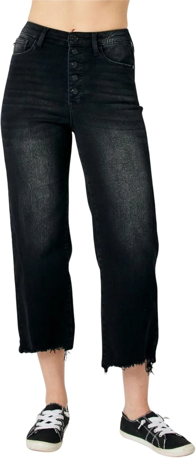 

Джинсы Judy Blue High Waist с потертостями и рваным краем