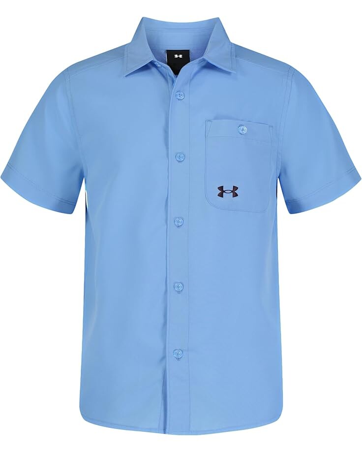 

Рубашка Under Armour Kids Drift Tide Fish Shirt, цвет Carolina Blue