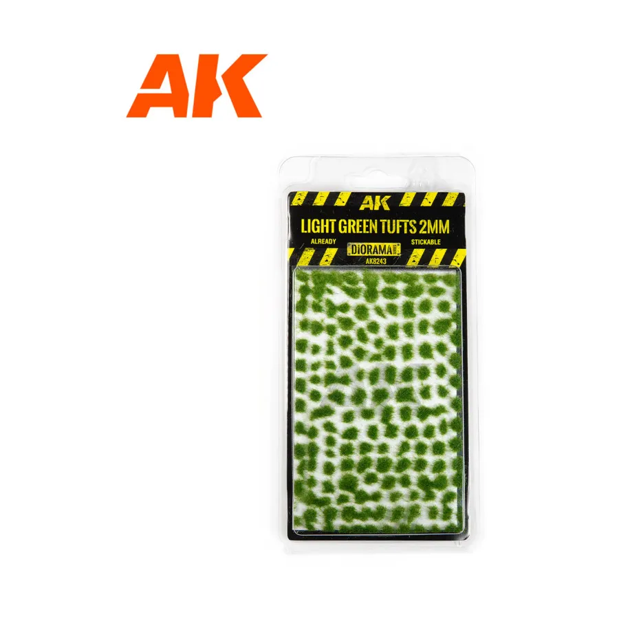

Светло-зеленые пучки 2 мм, Vegetation - Tufts (AK-Interactive)