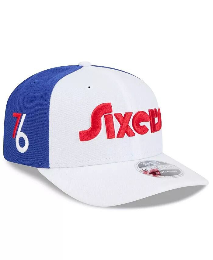 

Мужская белая бейсболка Philadelphia 76ers 2024/25 City Edition 9SEVENTY Stretch-Snap New Era