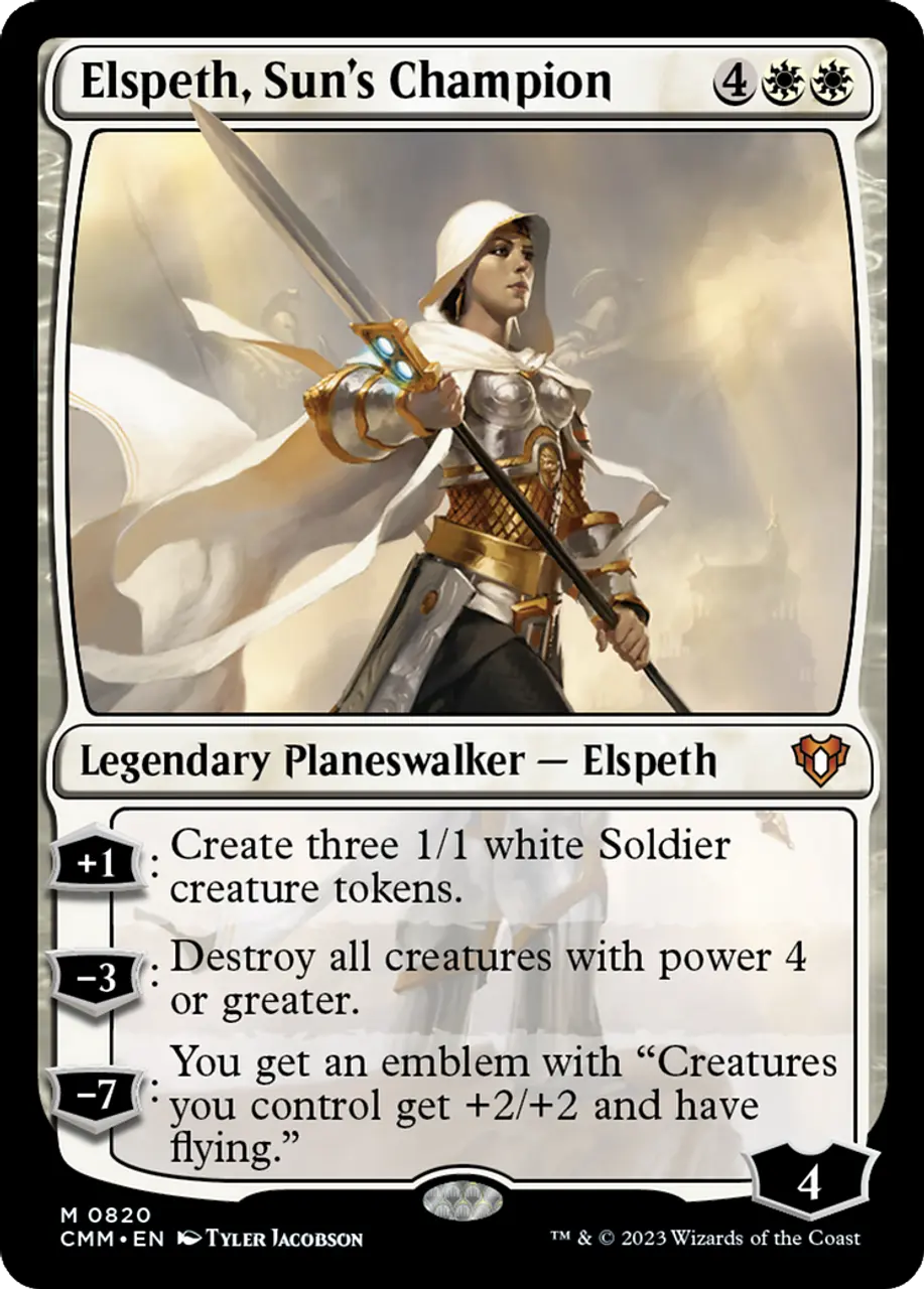 

Карточная игра Elspeth, Sun's Champion (CMM-820) - Commander Masters