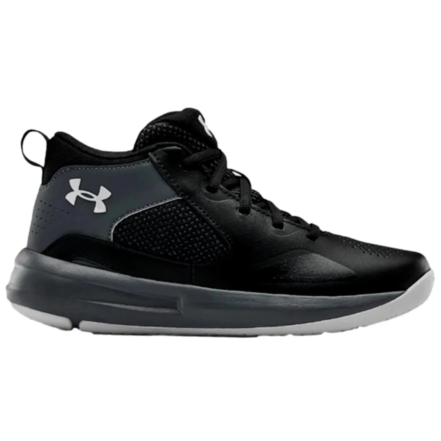 Кроссовки Under Armour Lockdown 5 Black / Grey 3023533-001 для начальной школы