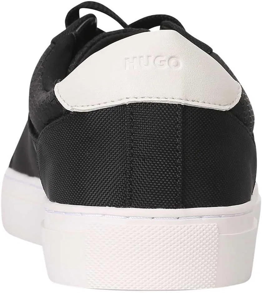 Кроссовки HUGO Men's Morrie_Tenn_rnny Tennis, Black — фото 4