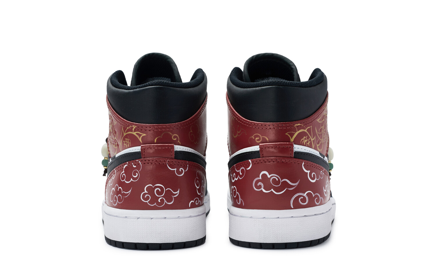 Баскетбольные кроссовки Air 1 Vintage Men Mid-Top White/Black Jordan — фото 3