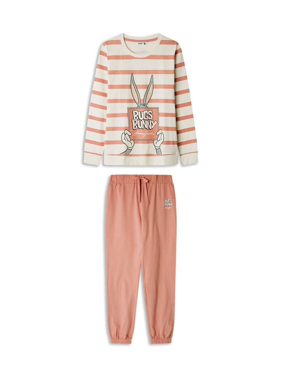

Пижама Gisela Pajama Bugs Bunny, цвет powder/dusky pink