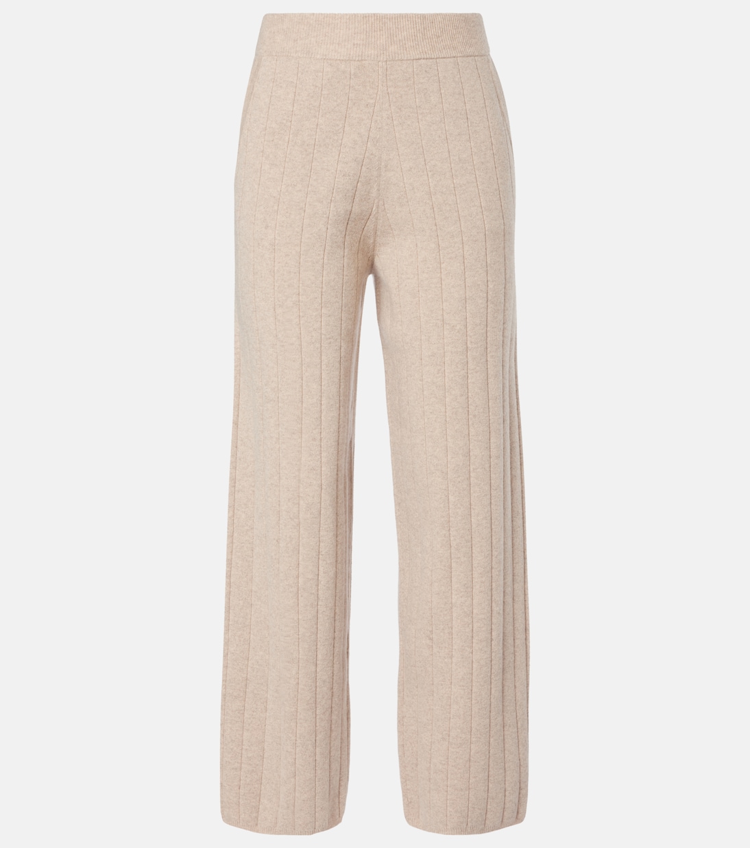

Джердин ребристые трикотажные брюки из кашемира Max Mara, Cacha Chiaro