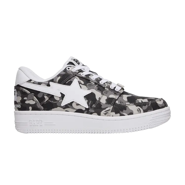 

Кроссовки BAPE Comme des Garçons x Bapesta Low 'White Camo', белый