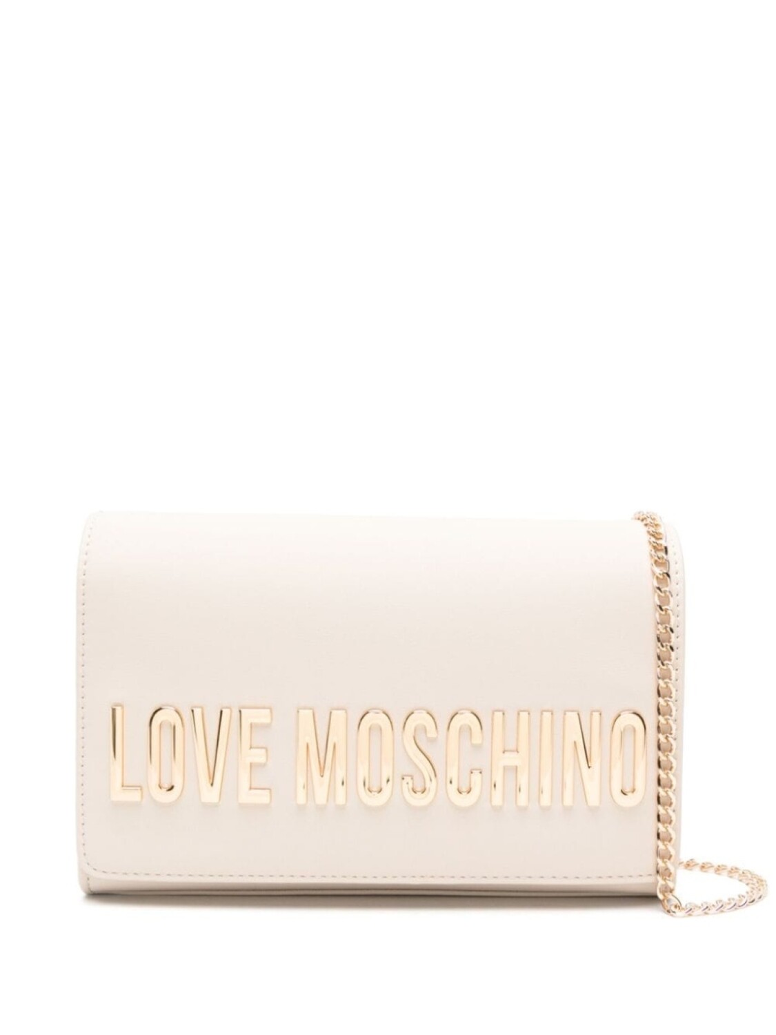 

Love Moschino сумка через плечо с логотипом, нейтральный цвет