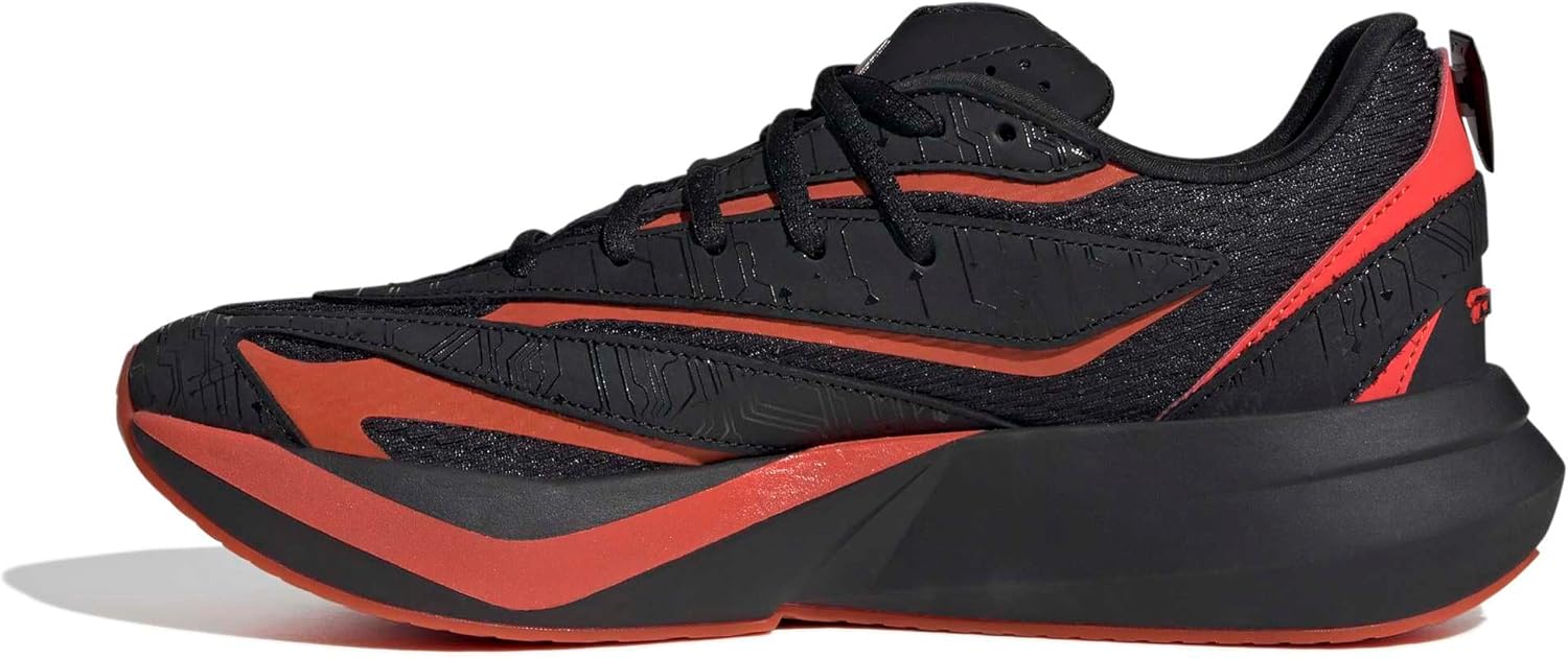 

Кроссовки Adidas Унисекс-взрослый Tron Ares Lightblaze, белый/черный/оранжевый