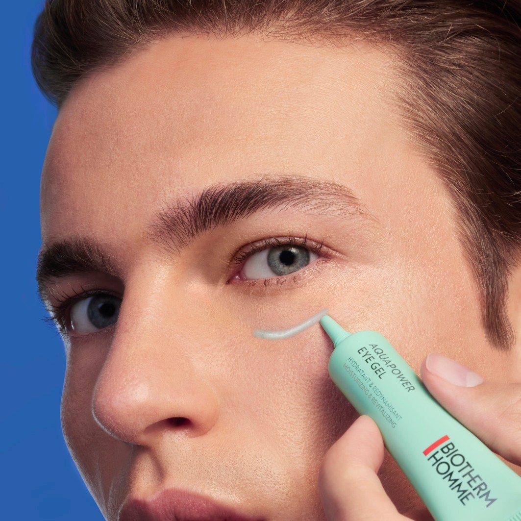 Крем для лица Biotherm Homme — Aquapower eye de-puffer gel fresh eyes , объем, 15 мл — фото 3