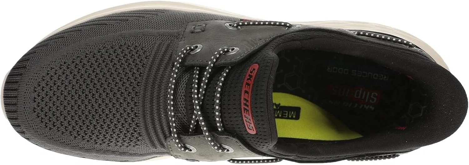 Мужские слипоны Skechers свободного кроя: Lawson - кроссовки для парасейлинга, Chbk — фото 2