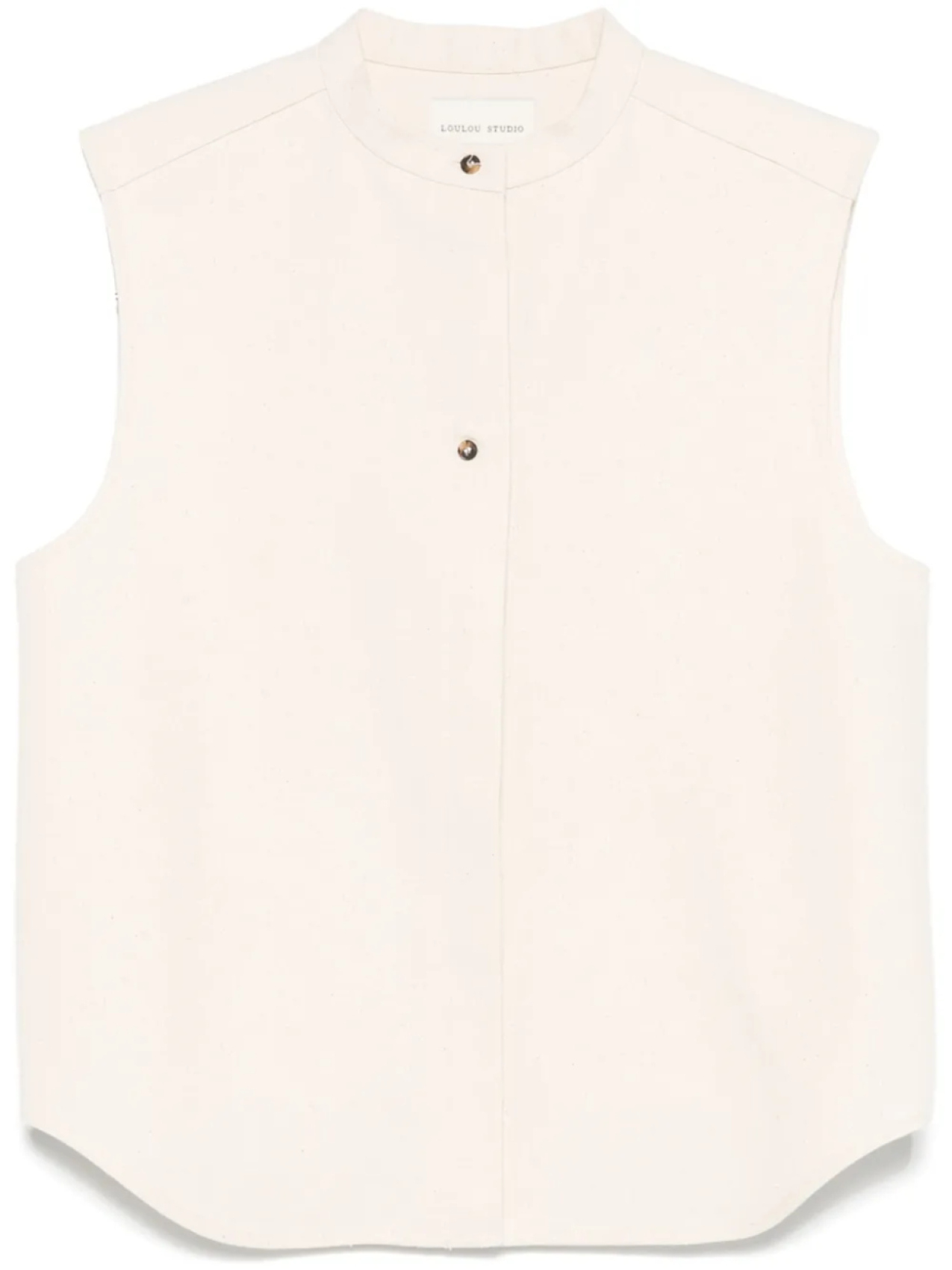 

Loulou Studio топ Lino, нейтральный