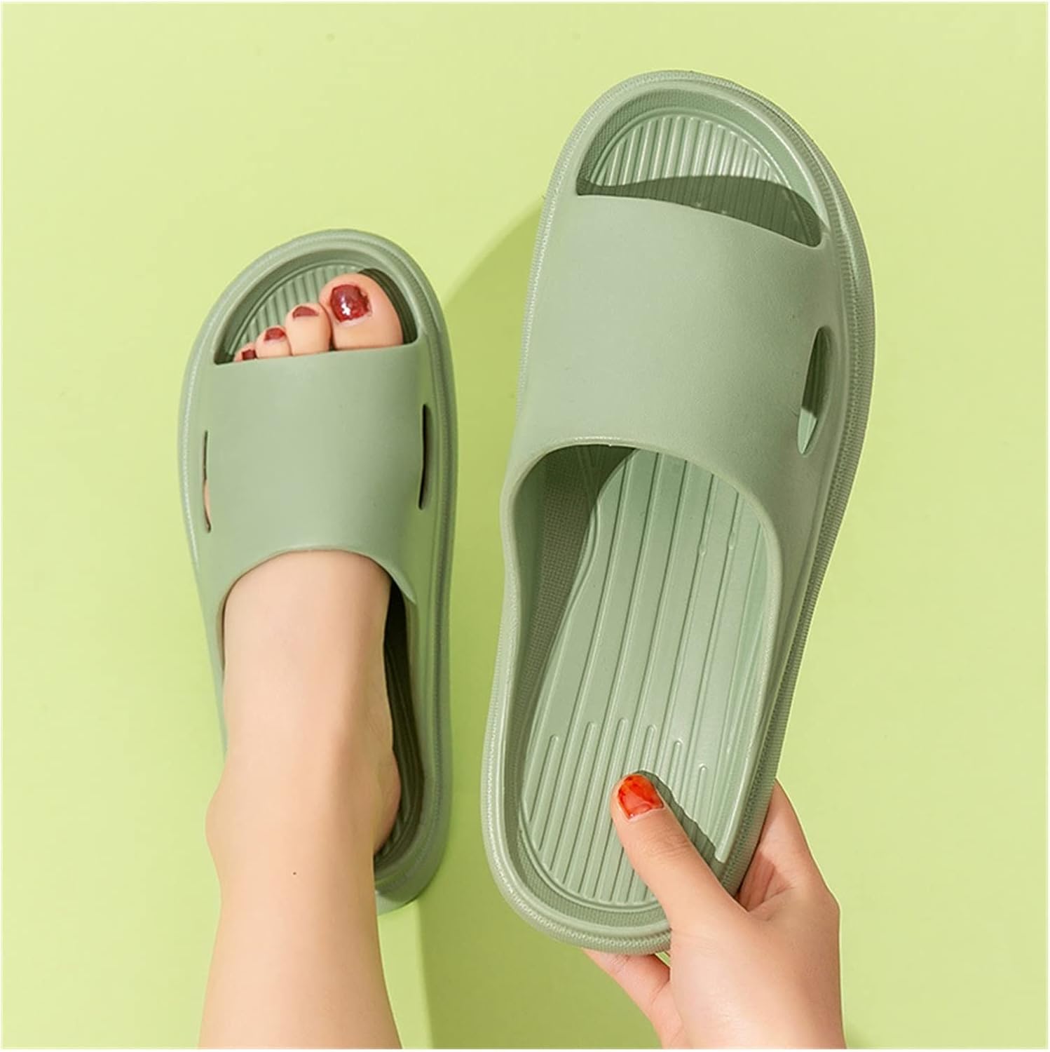 

Тапочки для душа, домашние и для ванной, мужские и женские, простые домашние тапочки, модные тапочки для ванной, противоскользящие резиновые тапочки (цвет: темно-синий, размер: 41-42) Sunesa