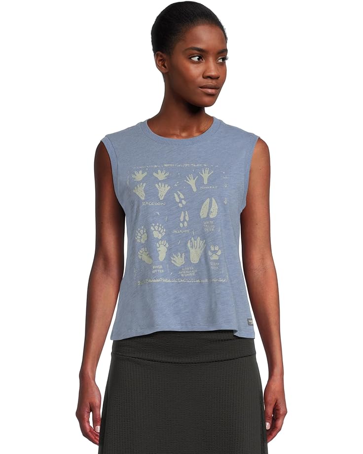 

Топ Toad&Co Boundless Jersey Tank, цвет Pacific Blue Track Id