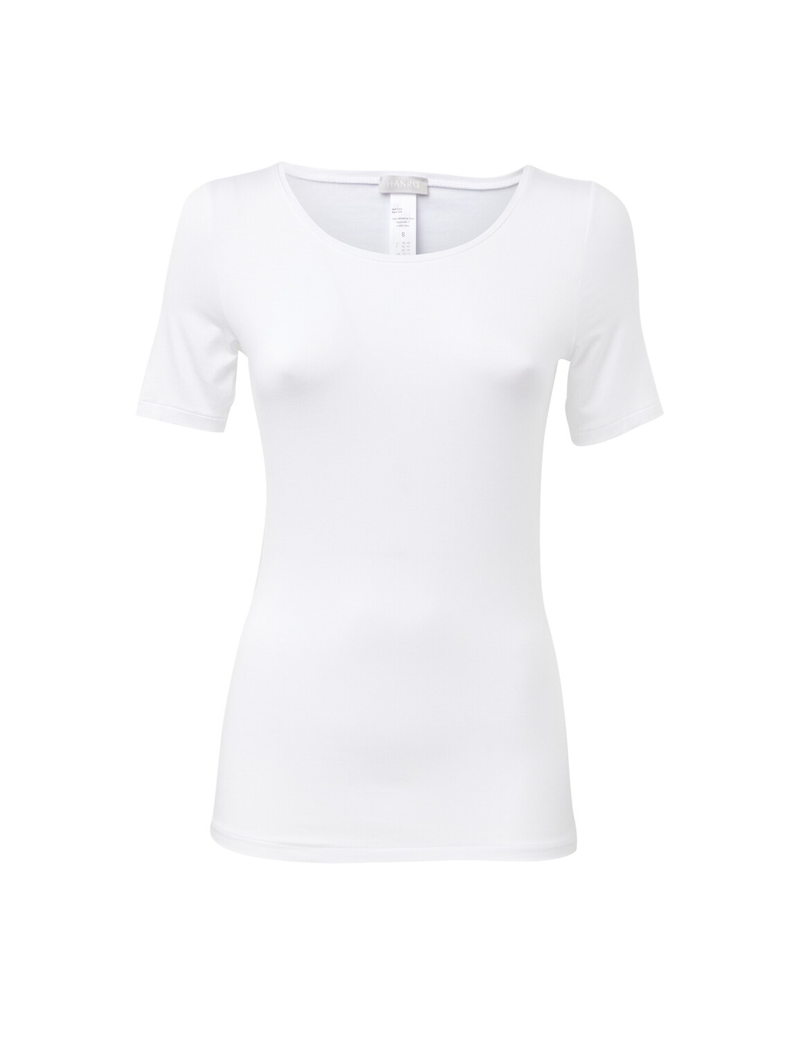 

Топ с короткими рукавами soft touch Hanro, цвет Bianco