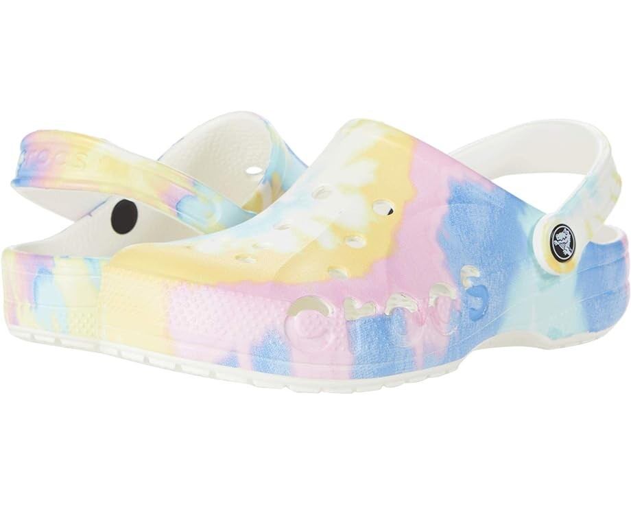 

Сабо Crocs Baya Tie-Dye Clog, цвет White/Multi