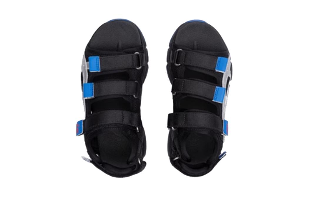 Детские сандалии KAHANA SD 2 Anti-Kick для подростков ASICS, черный/синий — фото 3