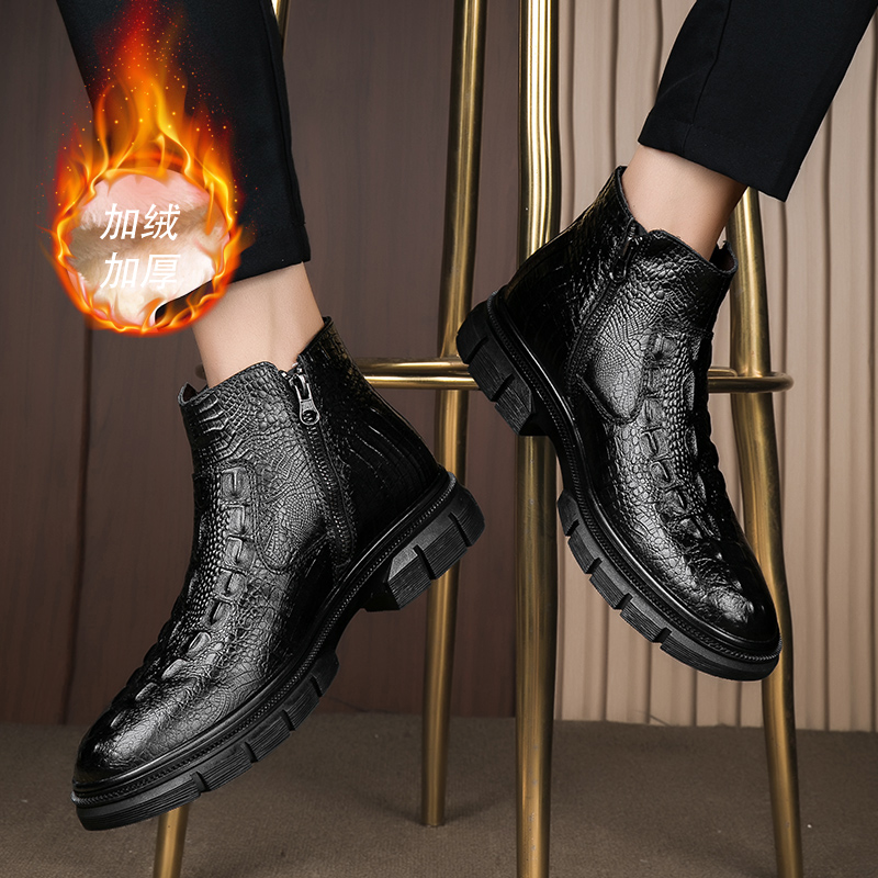 Bull Thunder Утепленные черные унисекс ботинки на щиколотку, цвет Black Insulated Shoes — фото 4