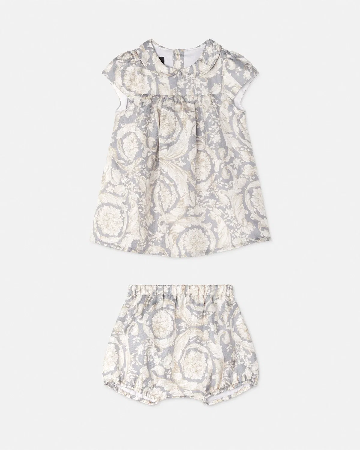 Комплект детского платья Barocco VERSACE, серый