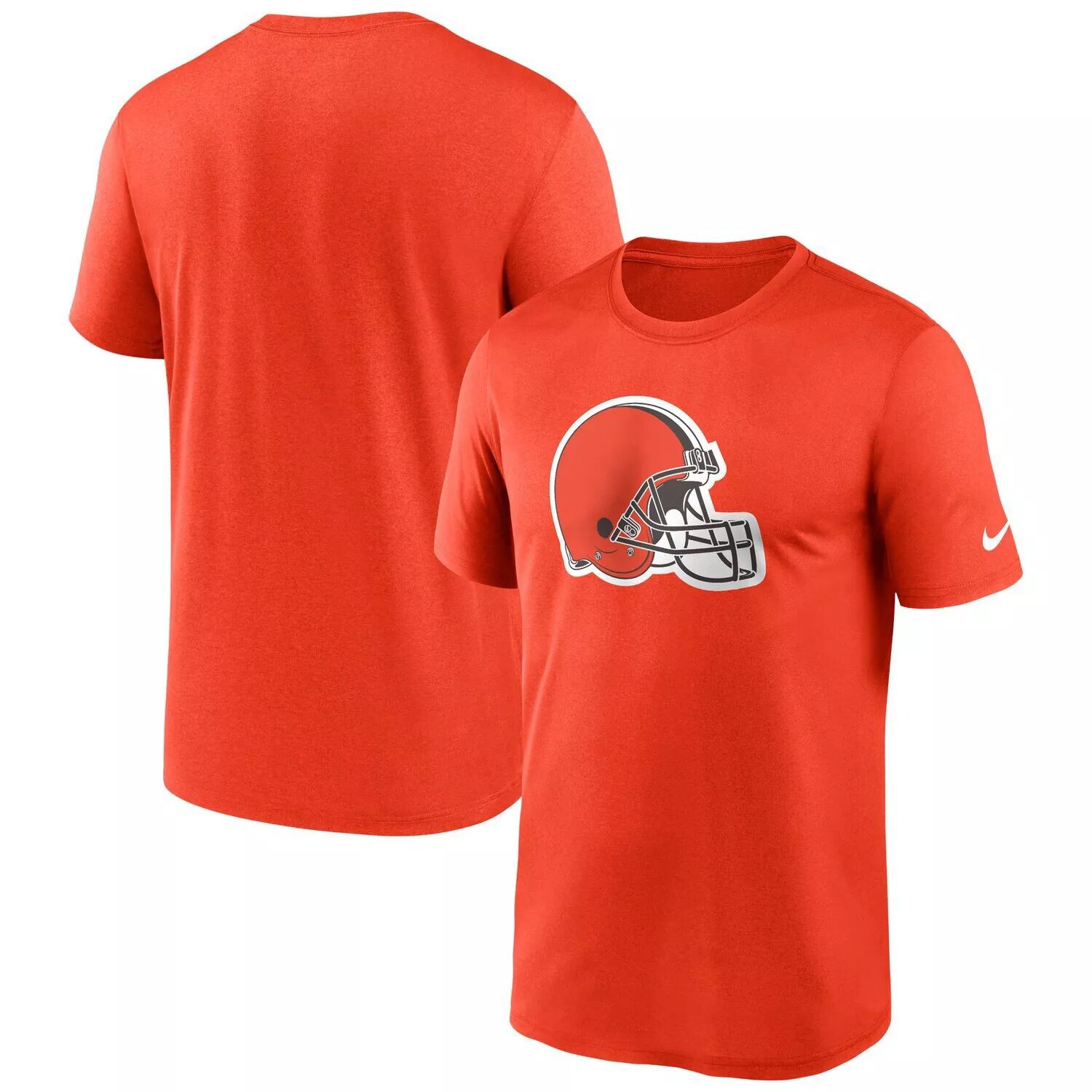 Мужская оранжевая футболка с логотипом Cleveland Browns Legend Performance Nike — фото 4