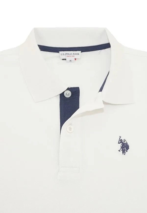 Ассн. сша по поло. рубашка-поло kurzarmshirt polokragen big dbh no 3 рубашка-поло U.S. Polo Assn., Weiß — фото 3