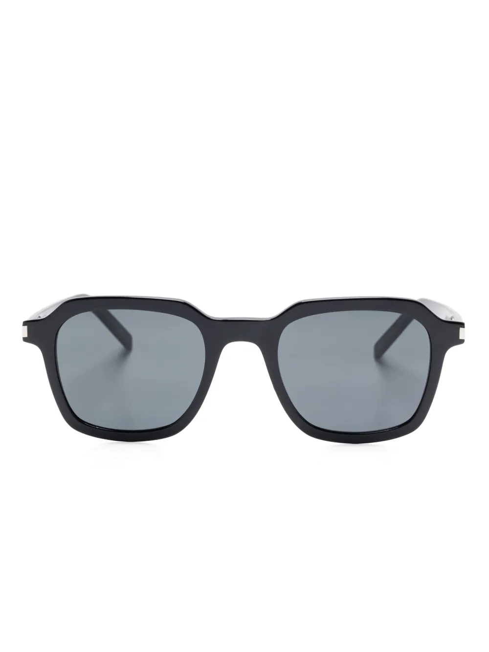 

Солнцезащитные очки в квадратной оправе Saint Laurent Eyewear, черный