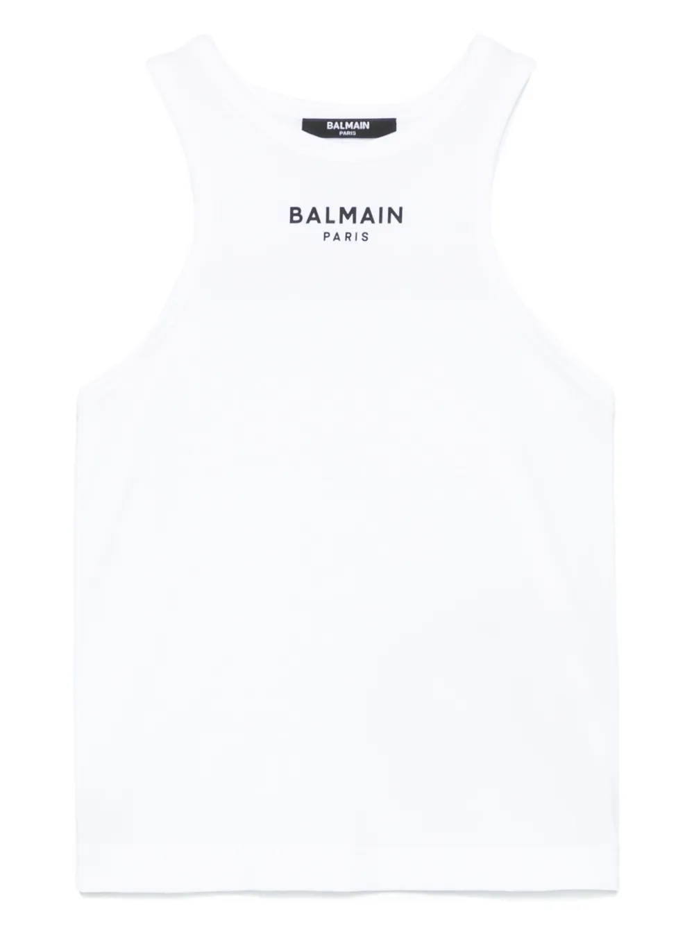 

Топ с логотипом Balmain Kids, белый