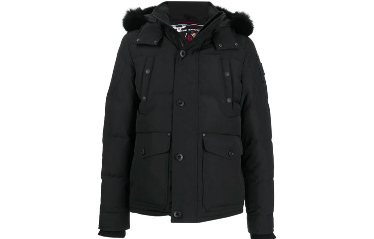 

Moose Knuckles Пуховая куртка FW21 Small Scissors Round Island, унисекс, черная