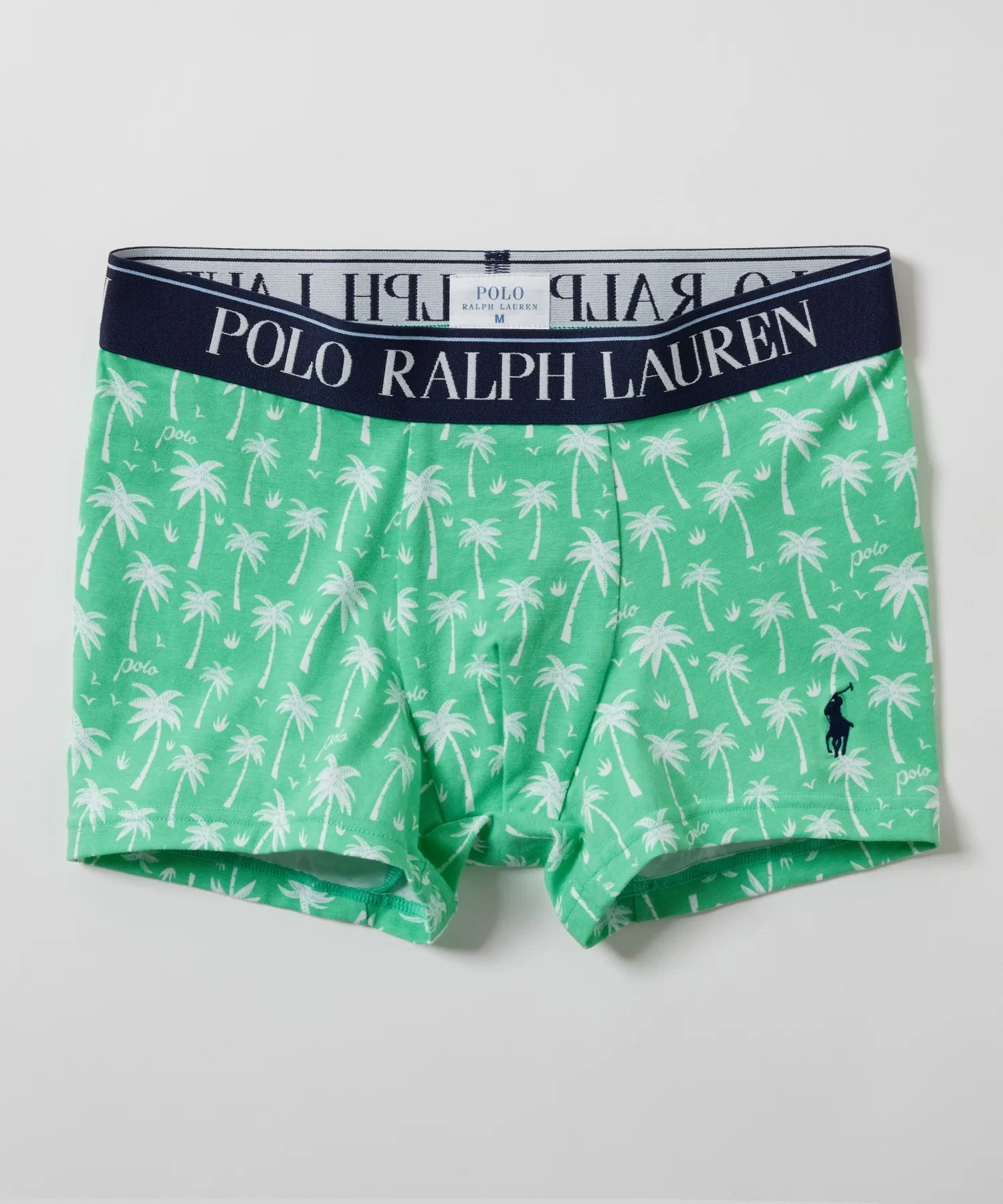 【POLO RALPH LAUREN】Летние короткие боксерские трусы с принтом