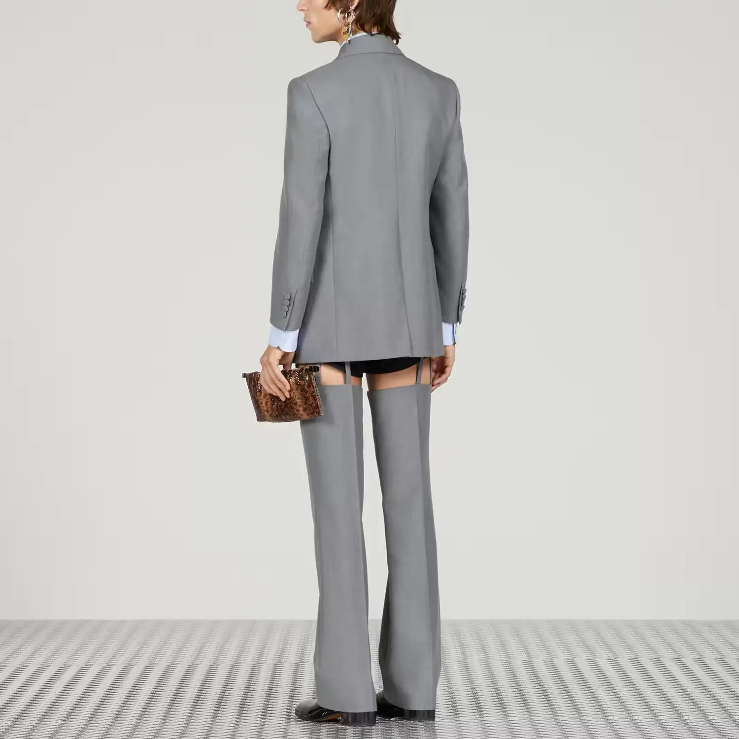 Куртка мужская серая Gucci, серый — фото 4
