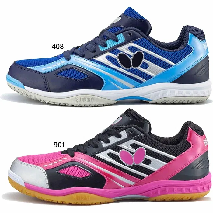 Унисекс кроссовки для настольного тенниса «Lezoline Mach» от Butterfly, 901 (Black X Pink)