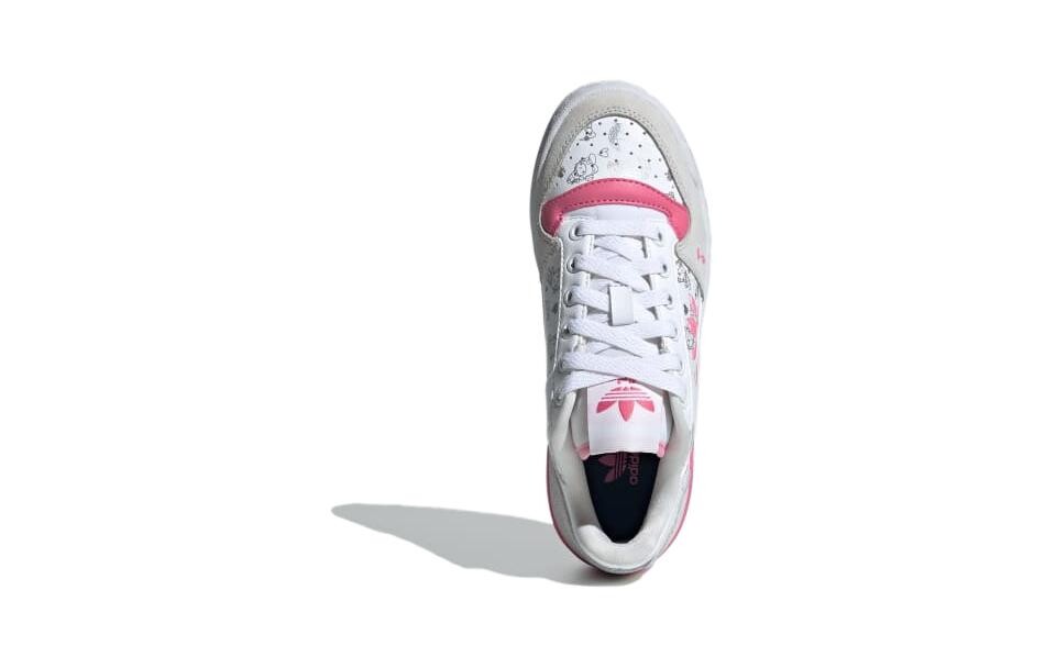 Adidas originals FORUM Детские кроссовки для скейтбординга BP, White/Red — фото 4